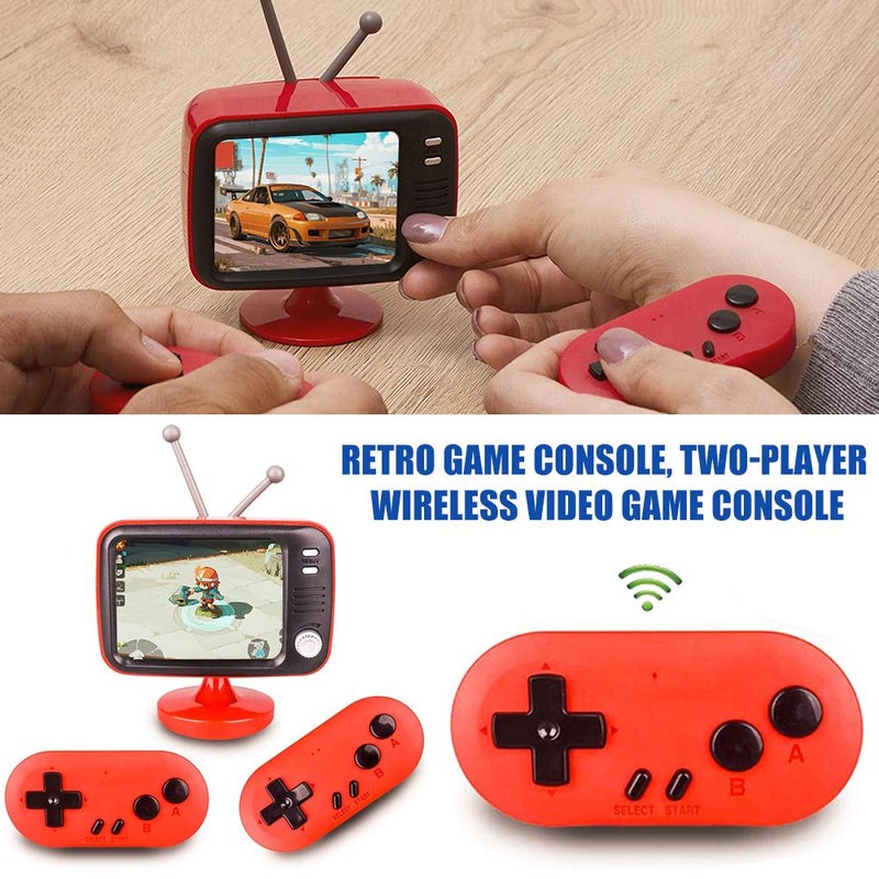 Retro Game Console with 300 Built-in Retro Video Games, Mini TV Games Console with Wireless Controllers, Old School Vintage Video Game System for Kids and Adults - Image 5